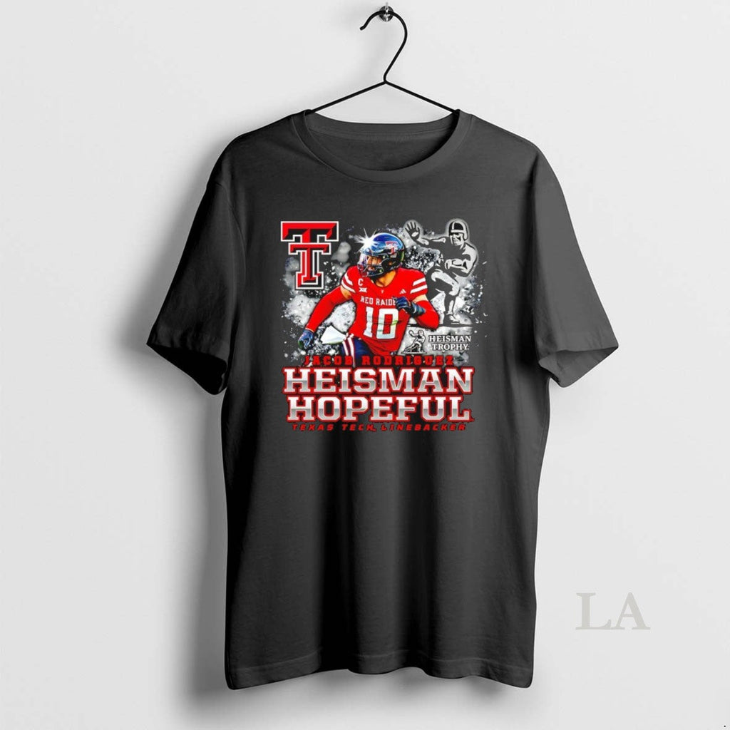Original Texas Tech Red Raiders Jacob Rodriguez - Adult & Kids T-Shirts, Sweatshirts & Hoodies apparel design preview 1