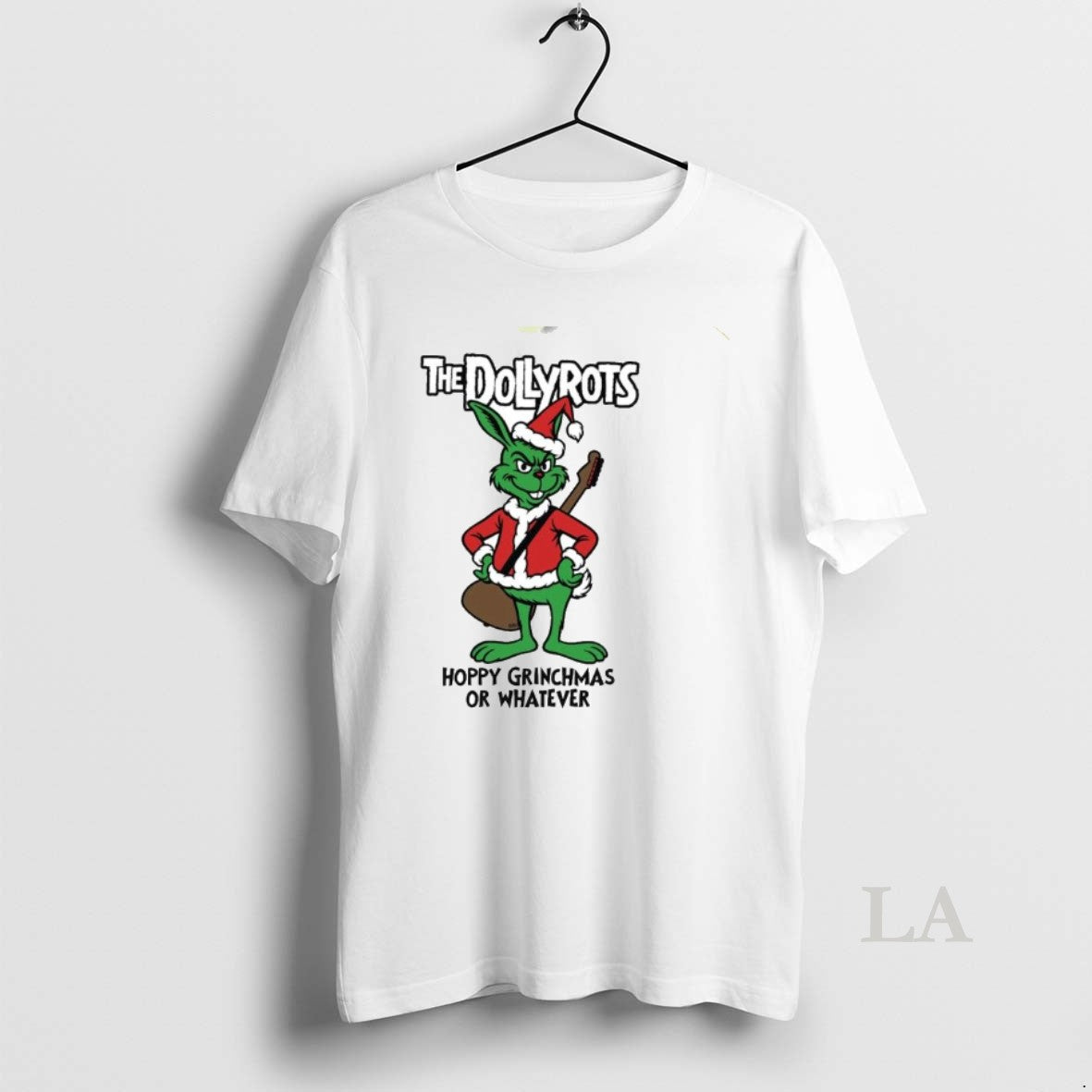 Original The Dollyrots Hoppy Grinchmas Or Whatever - Adult & Kids T-Shirts, Sweatshirts & Hoodies apparel design preview 1