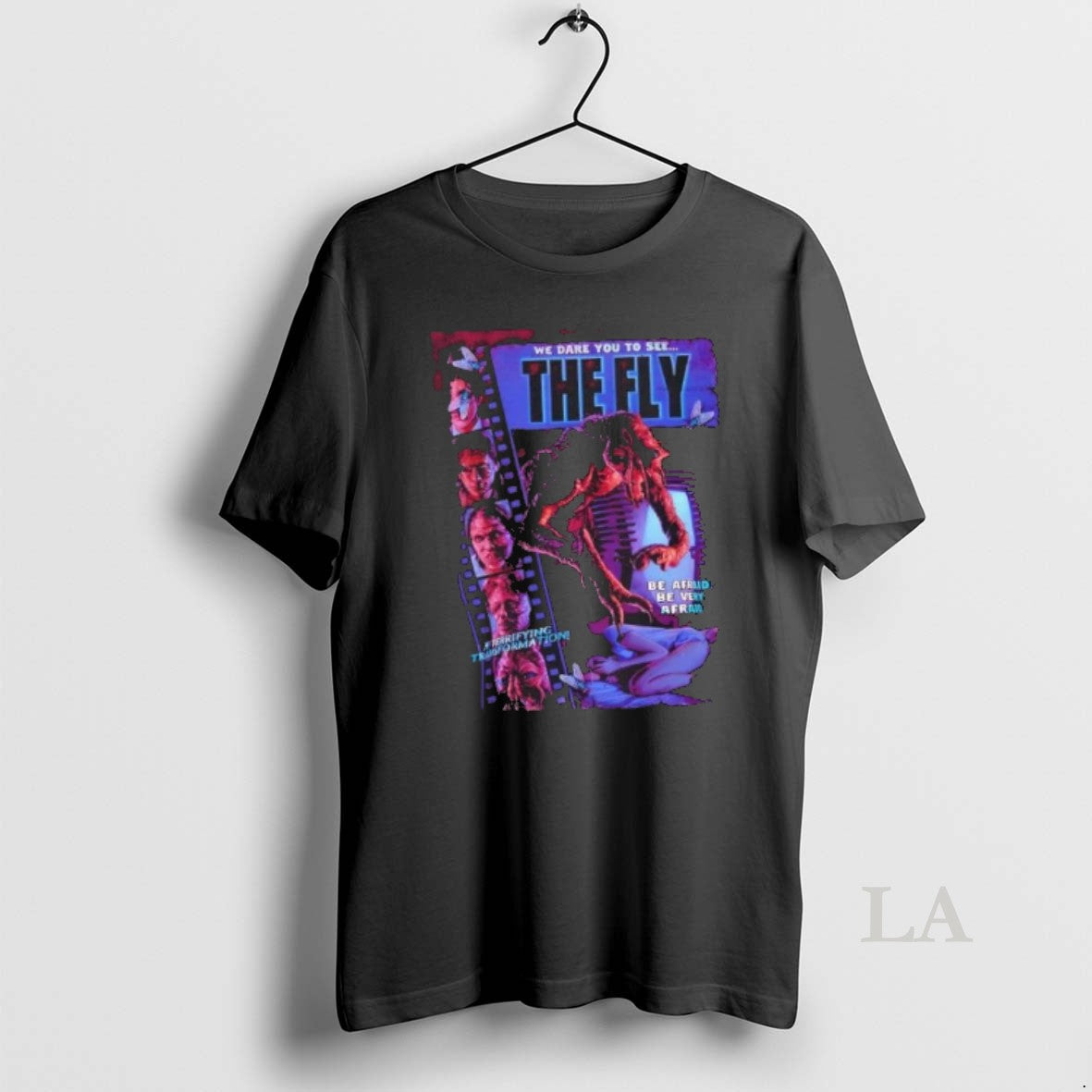 Original The Fly 1986 Retro Horror Movie - Adult & Kids T-Shirts, Sweatshirts & Hoodies apparel design preview 1