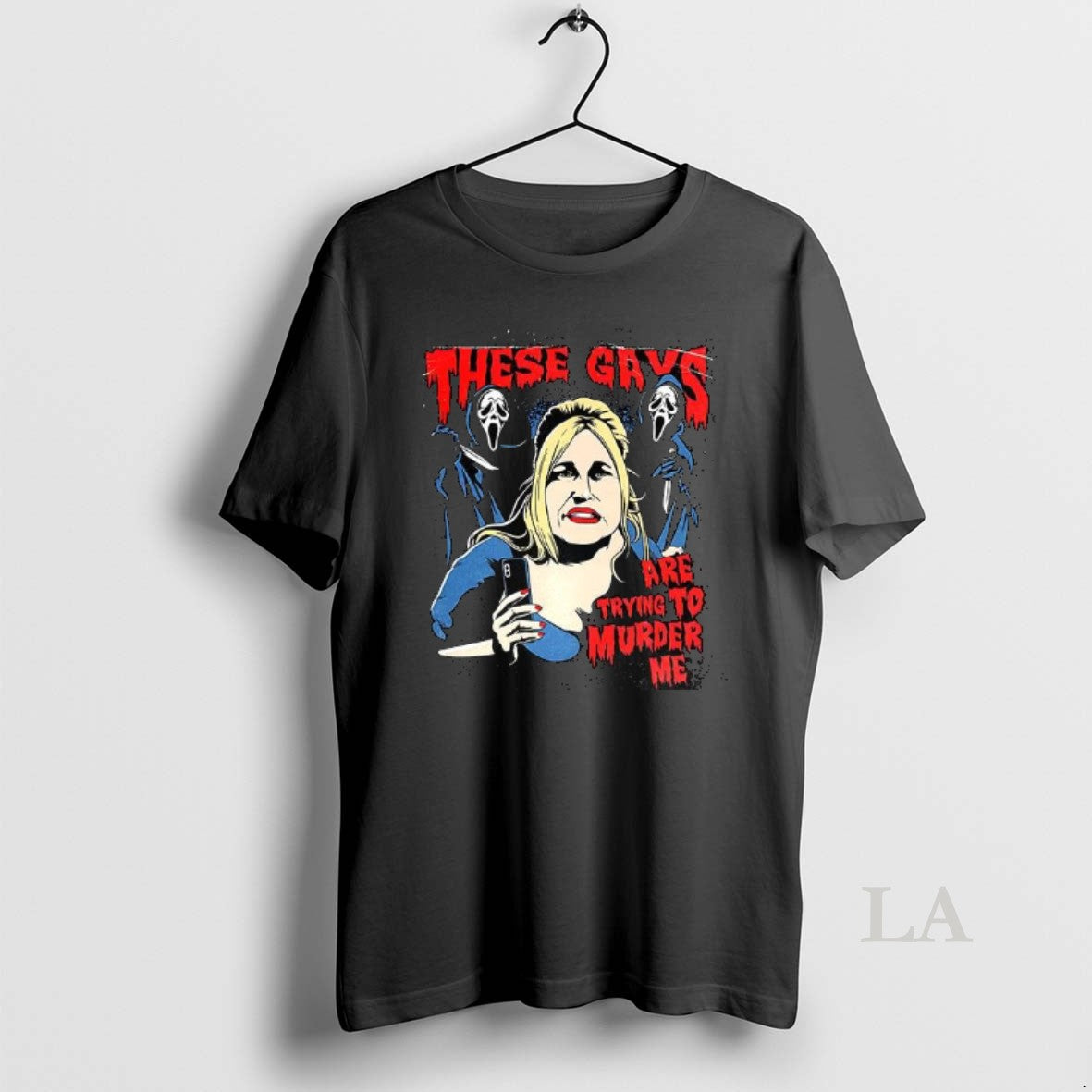 Original The Ghostface Scream These Gays Are Trying - Adult & Kids T-Shirts, Sweatshirts & Hoodies apparel design preview 1