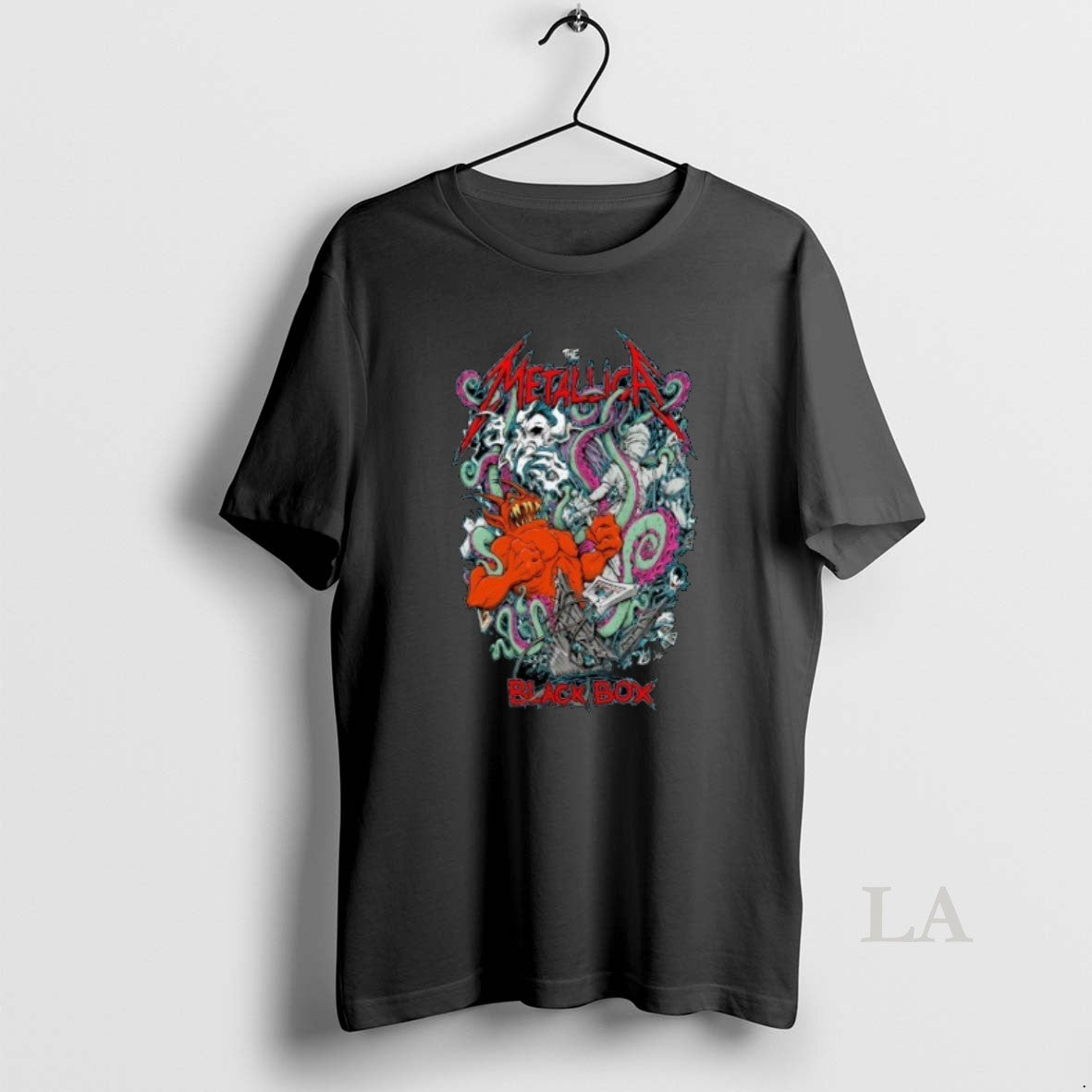 Original The Metallica Black Box Eruption Screen - Adult & Kids T-Shirts, Sweatshirts & Hoodies apparel design preview 1