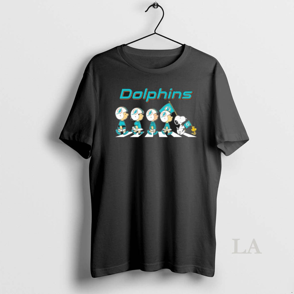 Original The Peanuts And Friends Abbey Road X Miami - Adult & Kids T-Shirts, Sweatshirts & Hoodies apparel design preview 1