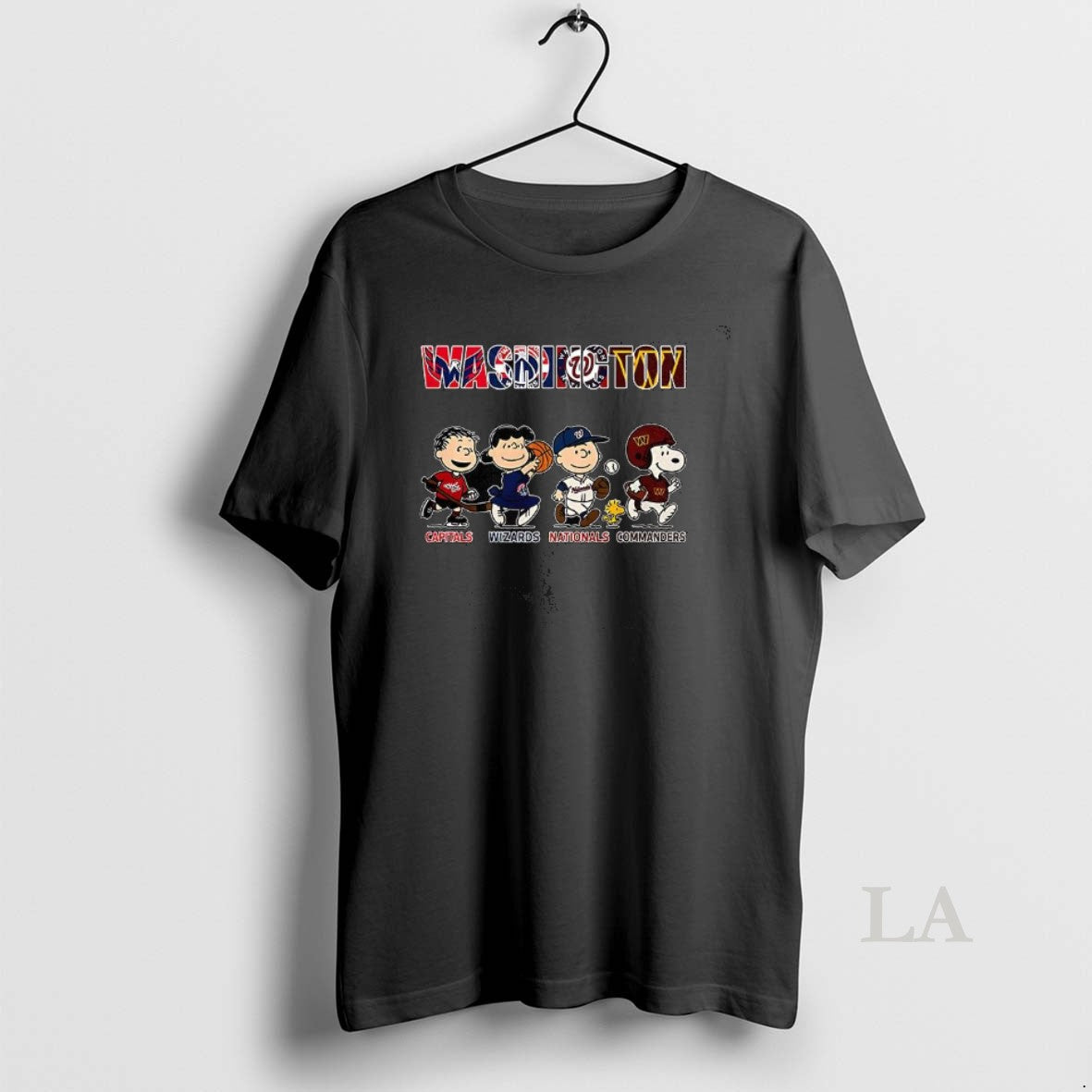 Original The Peanuts Washington Capitals Wizards - Adult & Kids T-Shirts, Sweatshirts & Hoodies apparel design preview 1