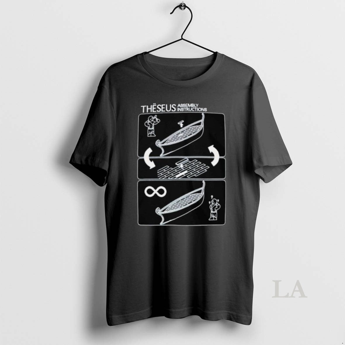 Original Theseus Assembly Instructions Funny - Adult & Kids T-Shirts, Sweatshirts & Hoodies apparel design preview 1