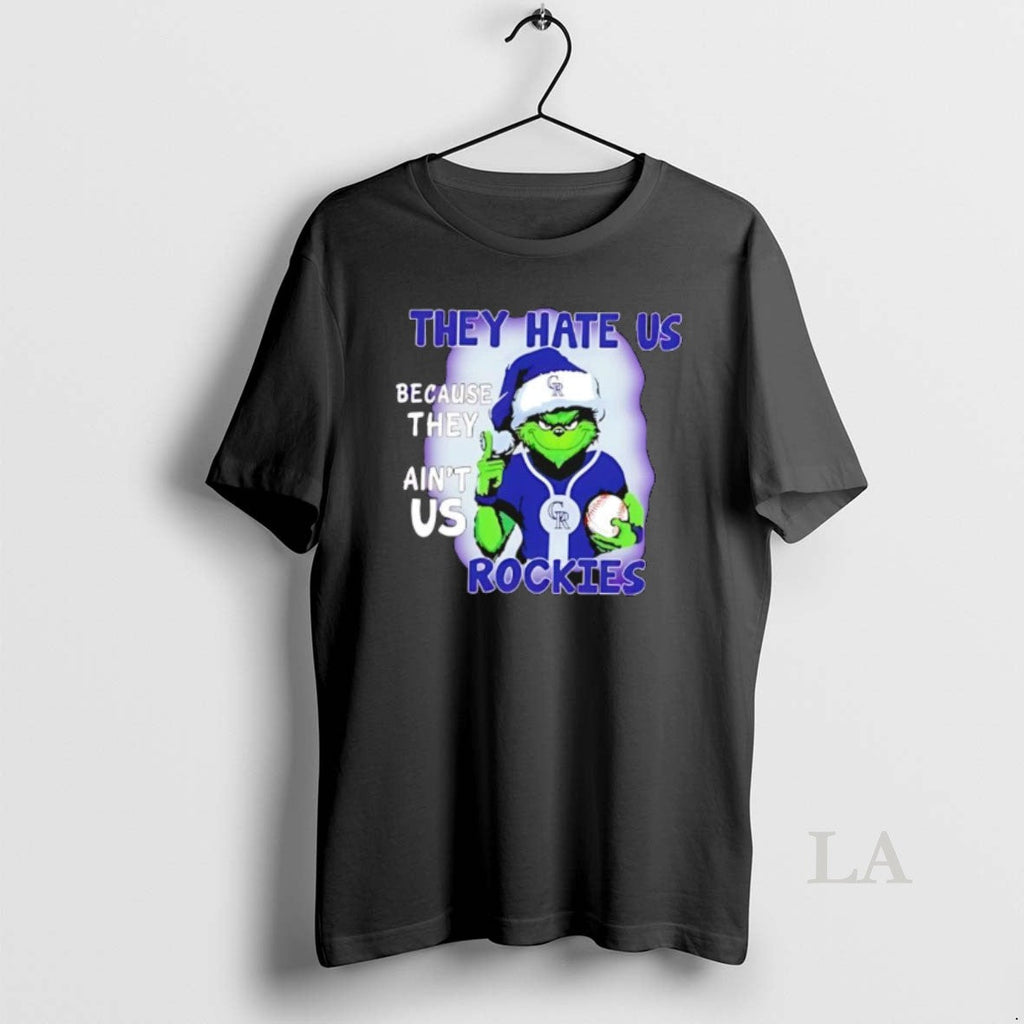 Original They Hate Us Because Aint Colorado Rockies - Adult & Kids T-Shirts, Sweatshirts & Hoodies apparel design preview 1
