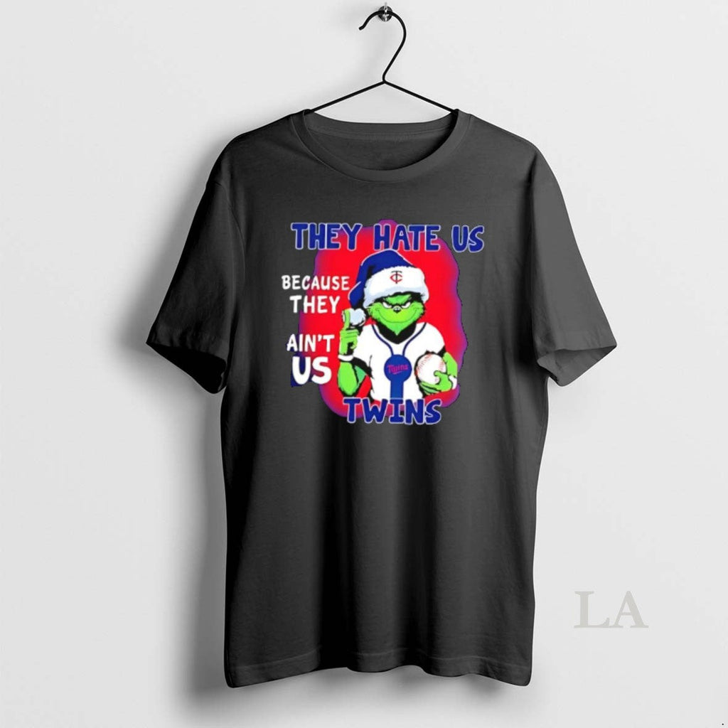 Original They Hate Us Because Aint Minnesota Twins - Adult & Kids T-Shirts, Sweatshirts & Hoodies apparel design preview 1