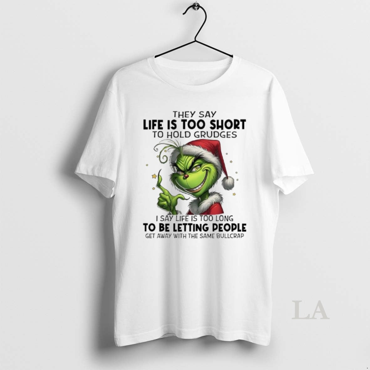 Original They Say Life Is Too Short To Hold Grudges I - Adult & Kids T-Shirts, Sweatshirts & Hoodies apparel design preview 1
