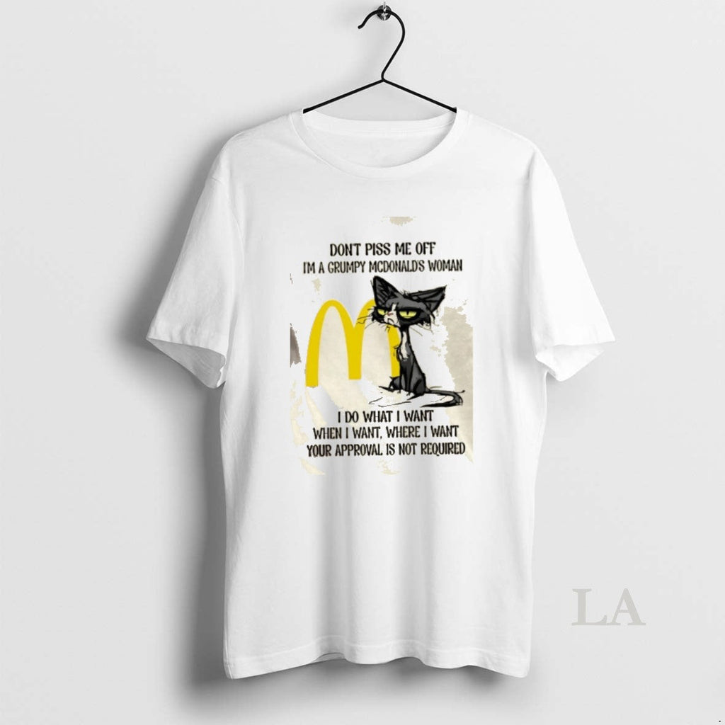 Original Tired Cat Dont Piss Me Off Im A Grumpy - Adult & Kids T-Shirts, Sweatshirts & Hoodies apparel design preview 1