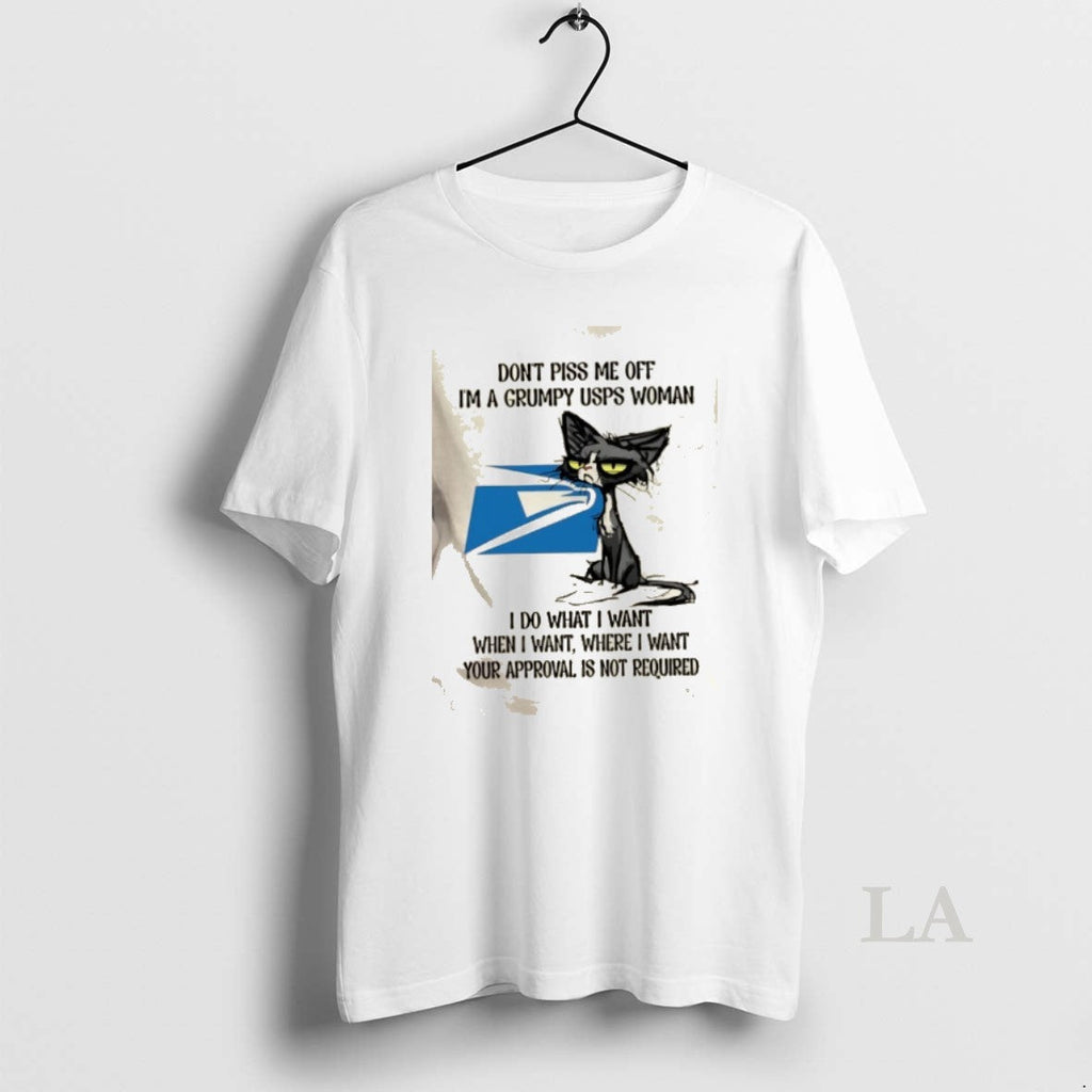 Original Tired Cat Dont Piss Me Off Im A Grumpy Usps - Adult & Kids T-Shirts, Sweatshirts & Hoodies apparel design preview 1