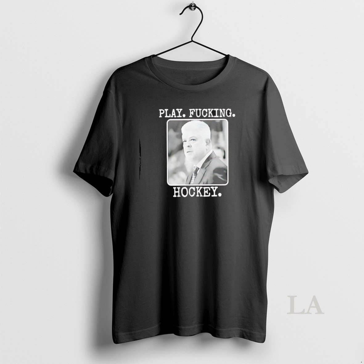 Original Todd Mclellan Play Fucking Hockey - Adult & Kids T-Shirts, Sweatshirts & Hoodies apparel design preview 1