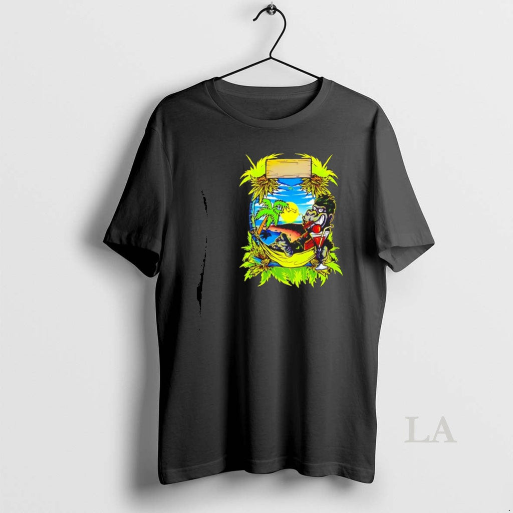 Original Tropical Gorilla Vacation Graphic - Adult & Kids T-Shirts, Sweatshirts & Hoodies apparel design preview 1