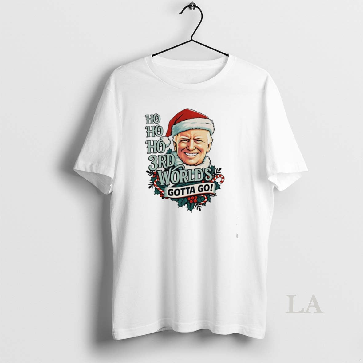 Original Trump Santa Ho 3rd Worlds Gotta Go Christmas - Adult & Kids T-Shirts, Sweatshirts & Hoodies apparel design preview 1