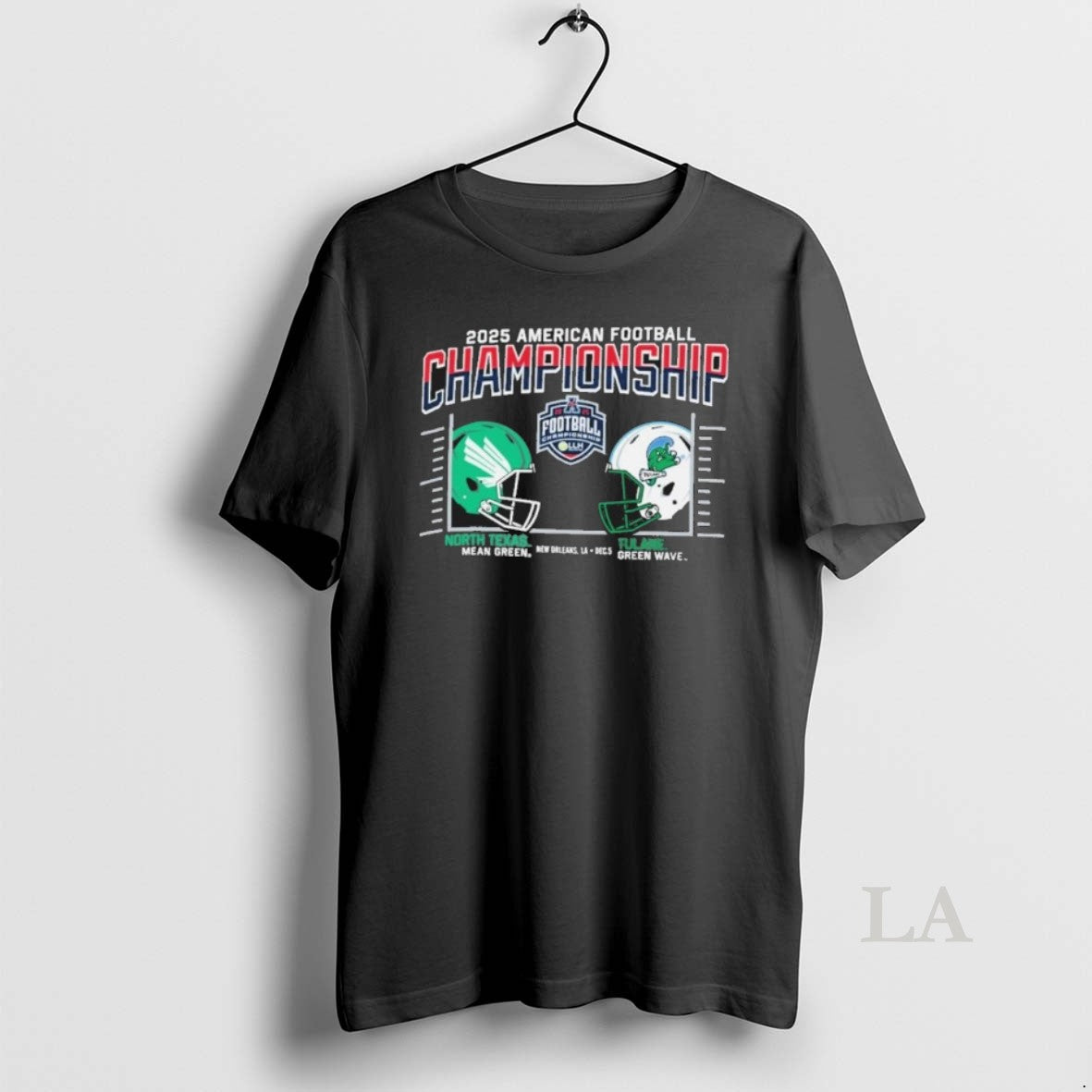 Original Tulane Vs North Texas 2025 Aac Football - Adult & Kids T-Shirts, Sweatshirts & Hoodies apparel design preview 1