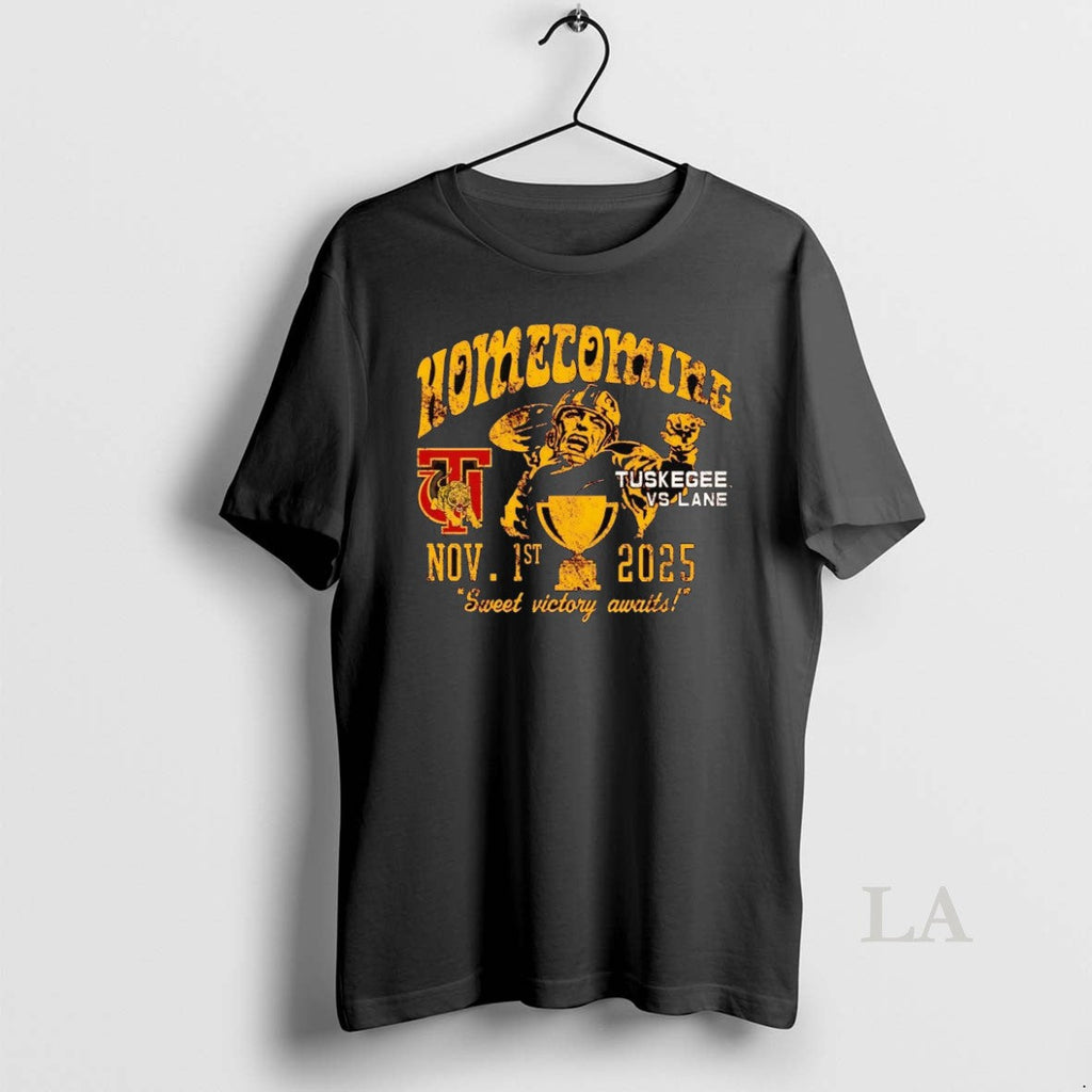 Original Tuskegee Golden Tigers Vs Lane 2025 - Adult & Kids T-Shirts, Sweatshirts & Hoodies apparel design preview 1
