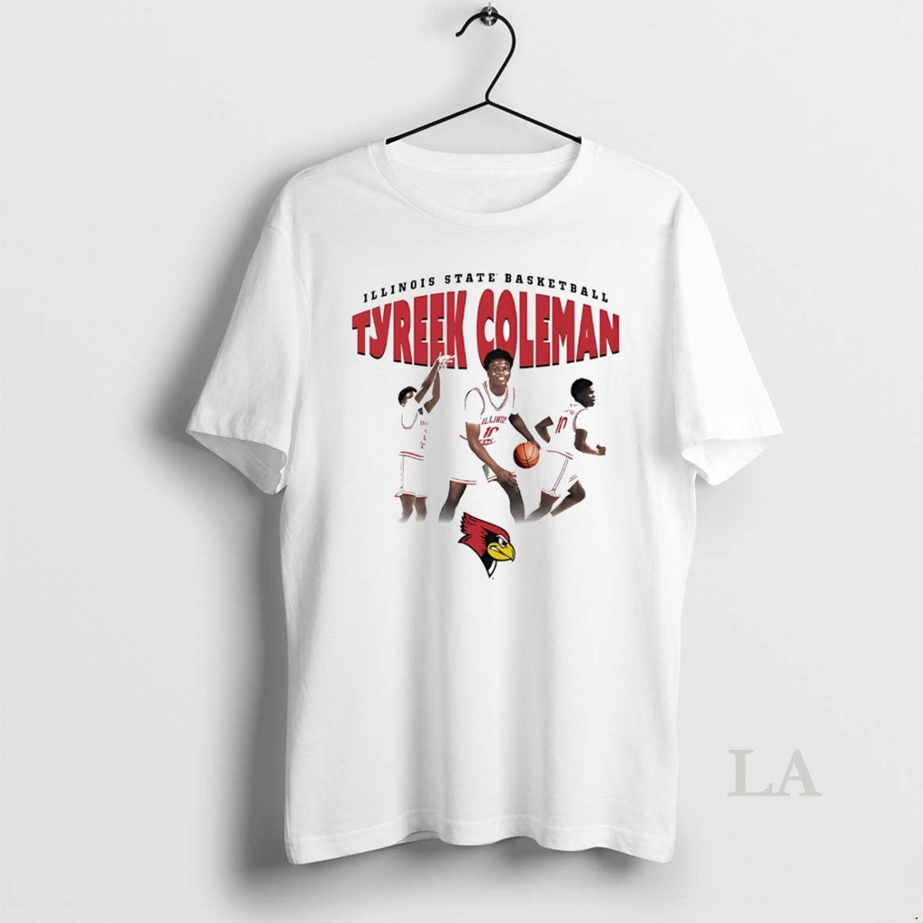 Original Tyreek Coleman Illustrated Illinois State - Adult & Kids T-Shirts, Sweatshirts & Hoodies apparel design preview 1