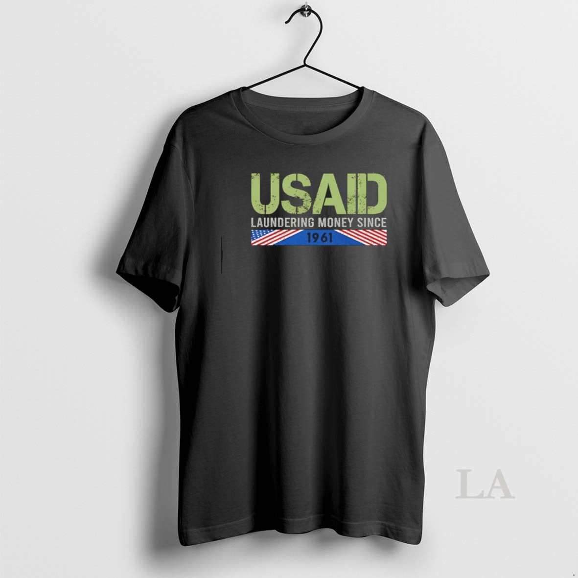 Original Usaid Satire Laundering Money Since 1961 - Adult & Kids T-Shirts, Sweatshirts & Hoodies apparel design preview 1