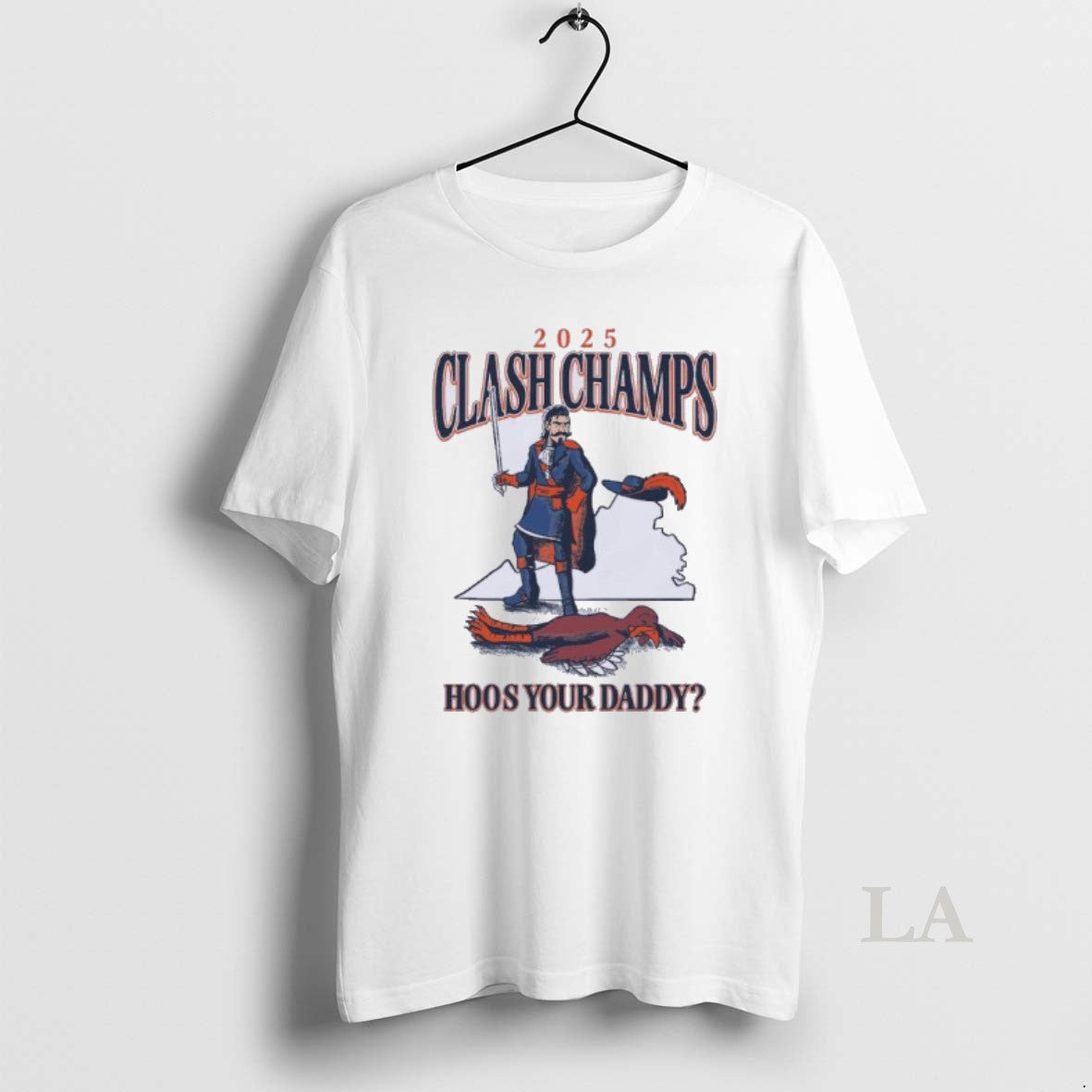 Original Virginia Cavaliers 2025 Clash Champs Hoos - Adult & Kids T-Shirts, Sweatshirts & Hoodies apparel design preview 1