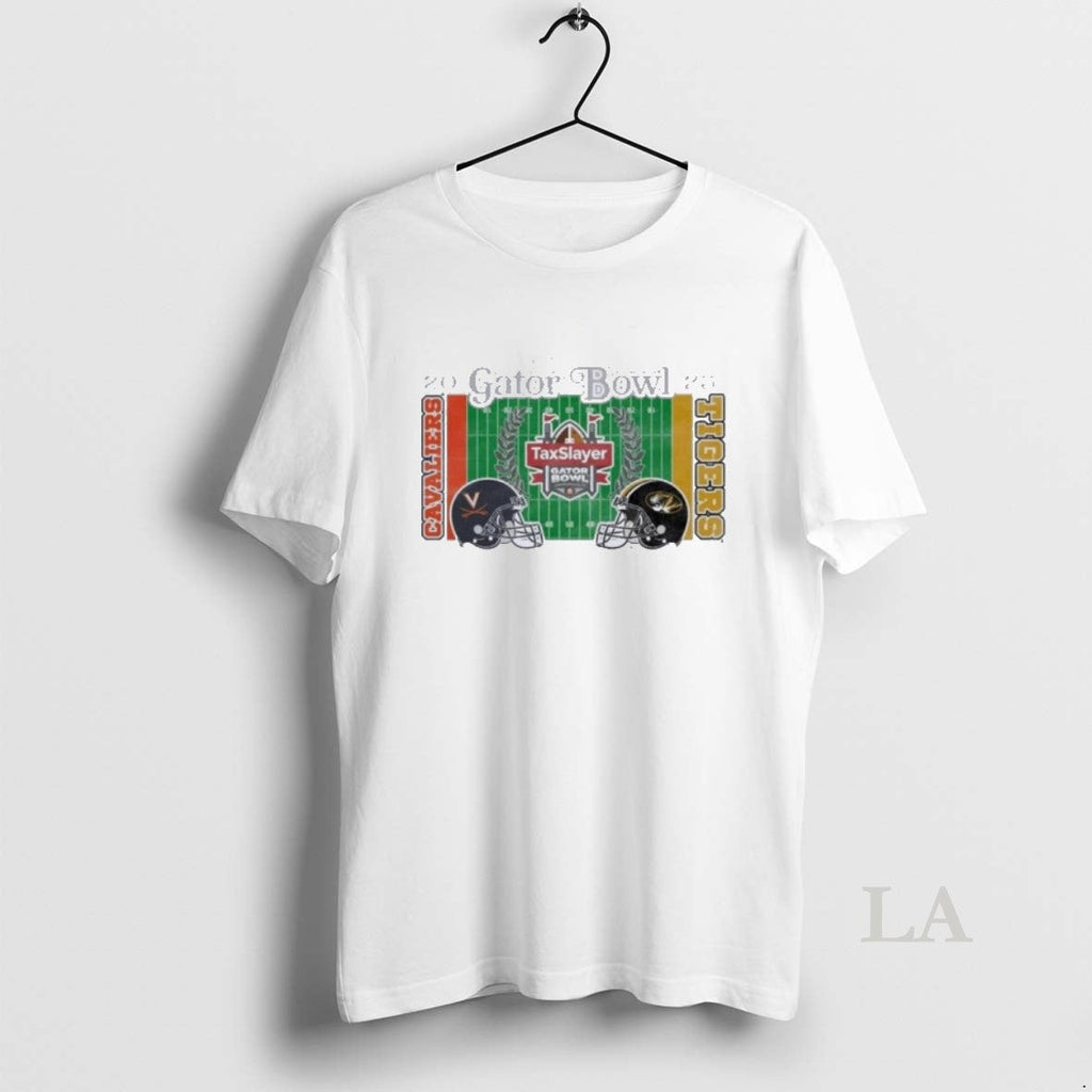 Original Virginia Vs Mizzou 2025 Gator Bowl Vintage - Adult & Kids T-Shirts, Sweatshirts & Hoodies apparel design preview 1