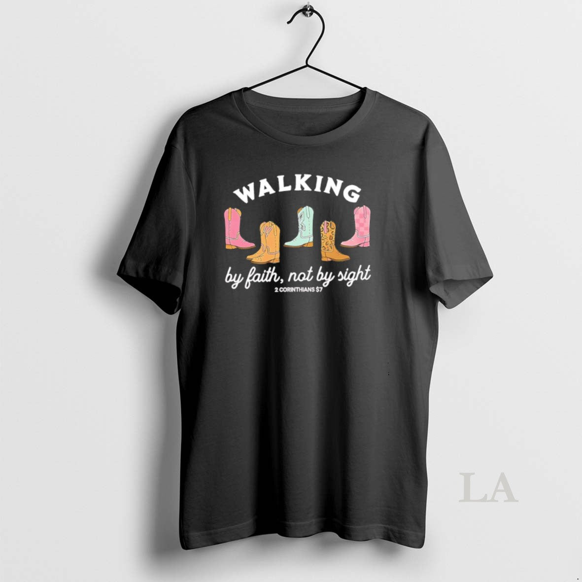 Original Walking By Faith Not Sight - Adult & Kids T-Shirts, Sweatshirts & Hoodies apparel design preview 1