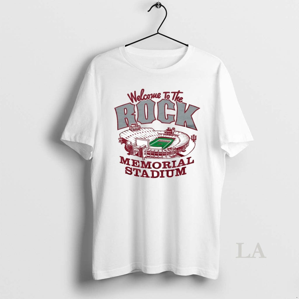 Original Welcome To The Rock Indiana University - Adult & Kids T-Shirts, Sweatshirts & Hoodies apparel design preview 1