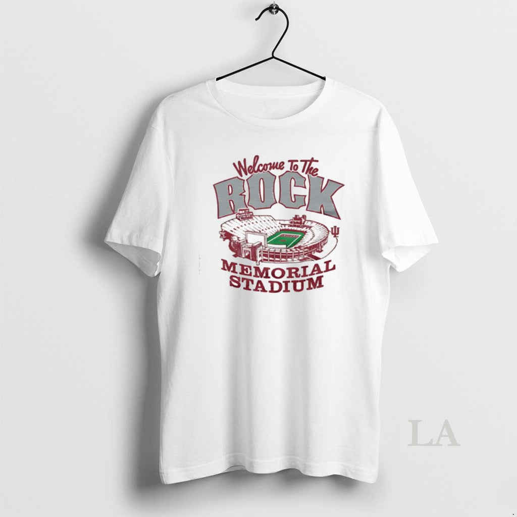 Original Welcome To The Rock Memorial Stadium Indiana - Adult & Kids T-Shirts, Sweatshirts & Hoodies apparel design preview 1