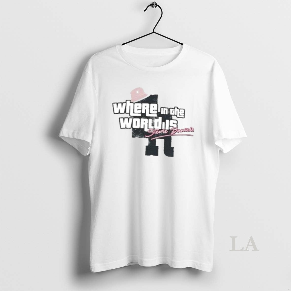 Original Where In The World Is Stevie Daniels - Adult & Kids T-Shirts, Sweatshirts & Hoodies apparel design preview 1