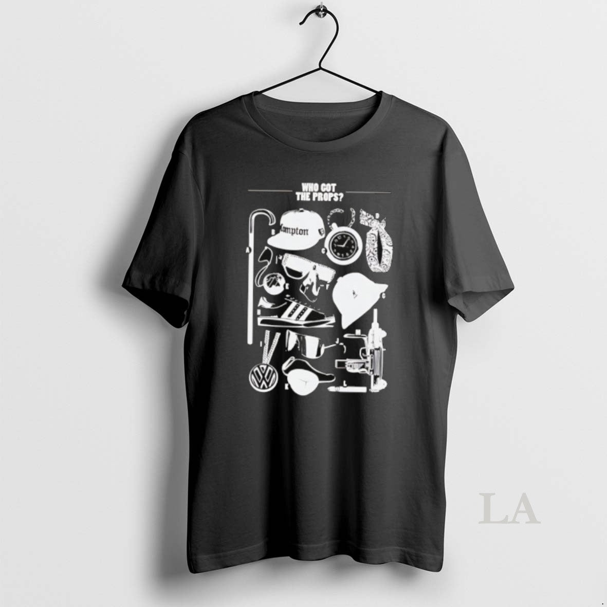 Original Who Got The Props Black Hip Hop Vintage - Adult & Kids T-Shirts, Sweatshirts & Hoodies apparel design preview 1