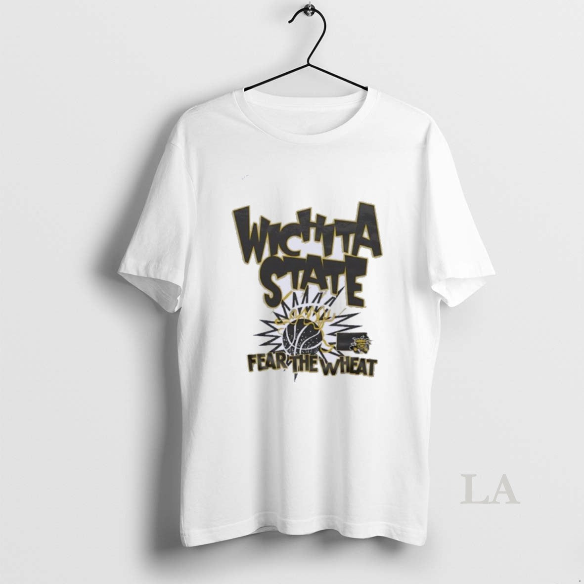 Original Wichita State Basketball Slam Fear The Wheat - Adult & Kids T-Shirts, Sweatshirts & Hoodies apparel design preview 1