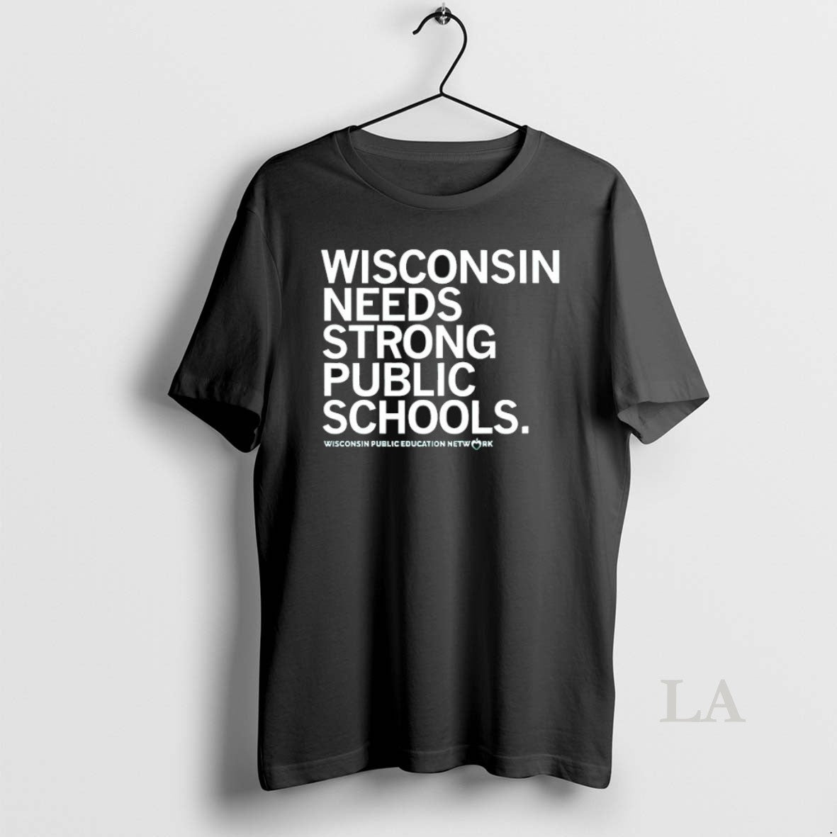 Original Wisconsin Needs Strong Public Schools - Adult & Kids T-Shirts, Sweatshirts & Hoodies apparel design preview 1