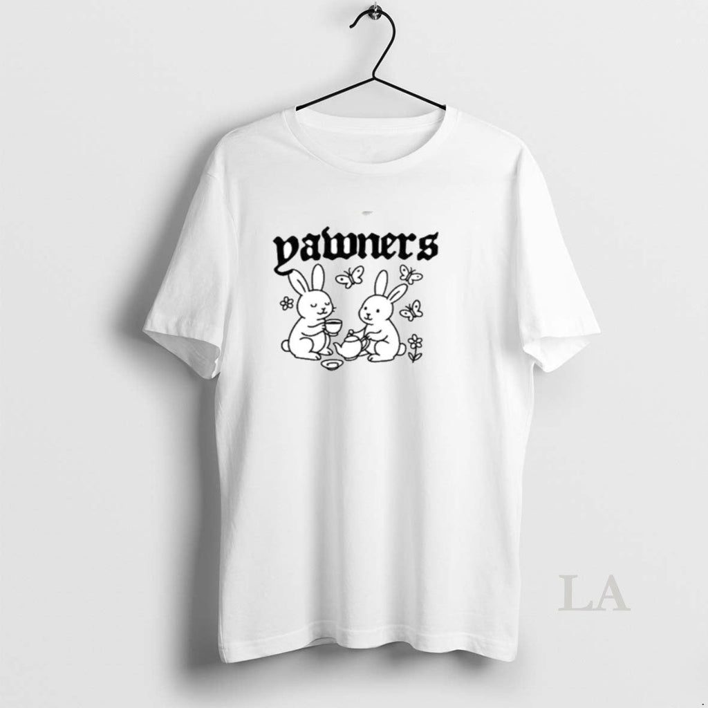 Original Yawners Bunny Friends 2025 - Adult & Kids T-Shirts, Sweatshirts & Hoodies apparel design preview 1