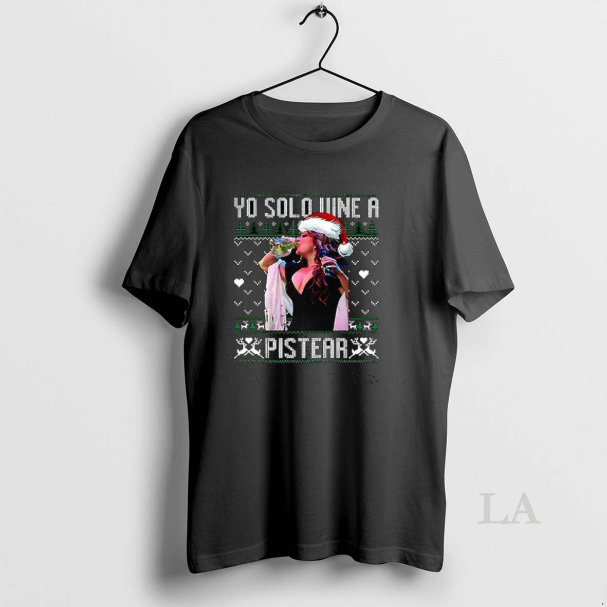 Original Yo Solo Vine A Pistear Ugly Christmas - Adult & Kids T-Shirts, Sweatshirts & Hoodies apparel design preview 1