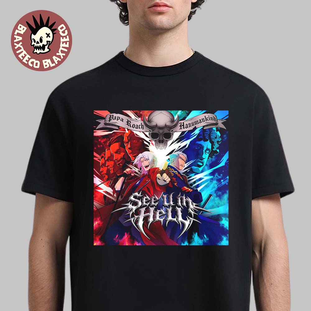 Papa Roach Ft Hanumankind Devil May Cry Season 2 See - Adult & Kids T-Shirts, Sweatshirts & Hoodies apparel design preview 1