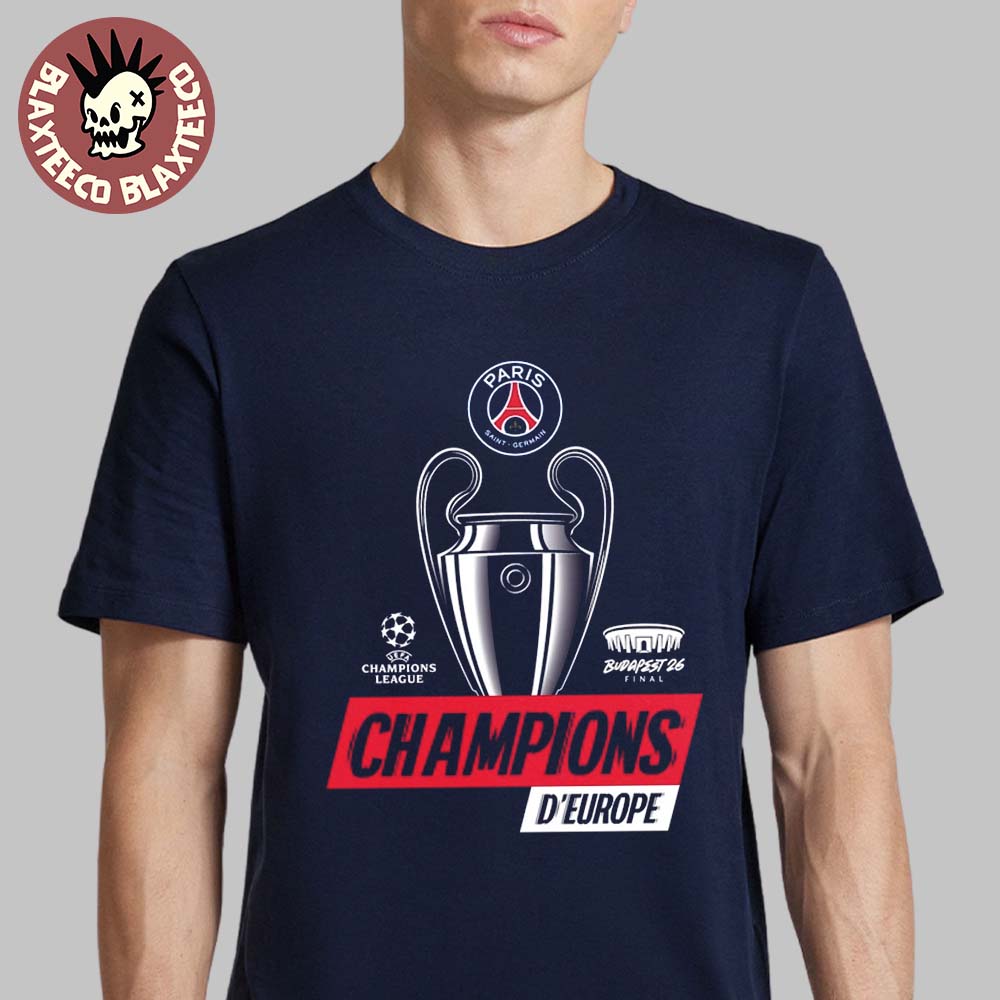 Paris Saint-Germain PSG UEFA Champions League - Adult & Kids T-Shirts, Sweatshirts & Hoodies apparel design preview 1