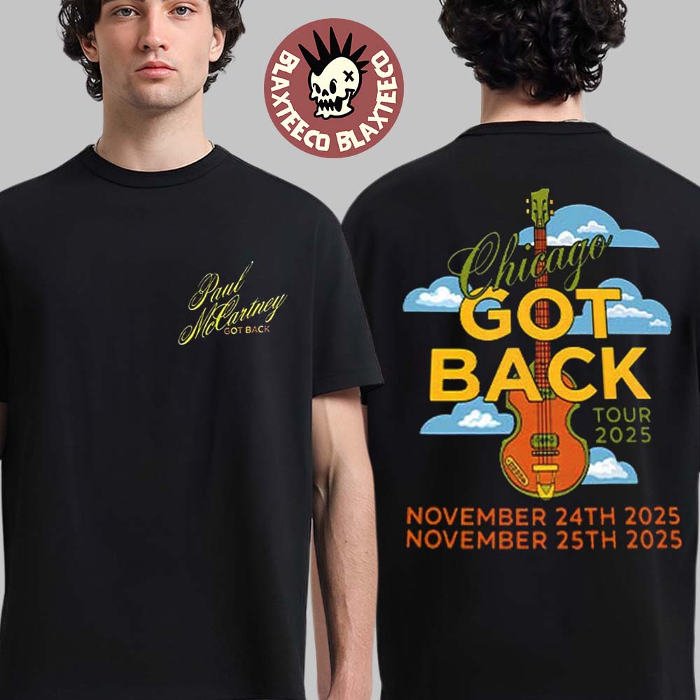 Paul McCartney Chicago IL 2025 Venue At United Center - Adult & Kids T-Shirts, Sweatshirts & Hoodies apparel design preview 1