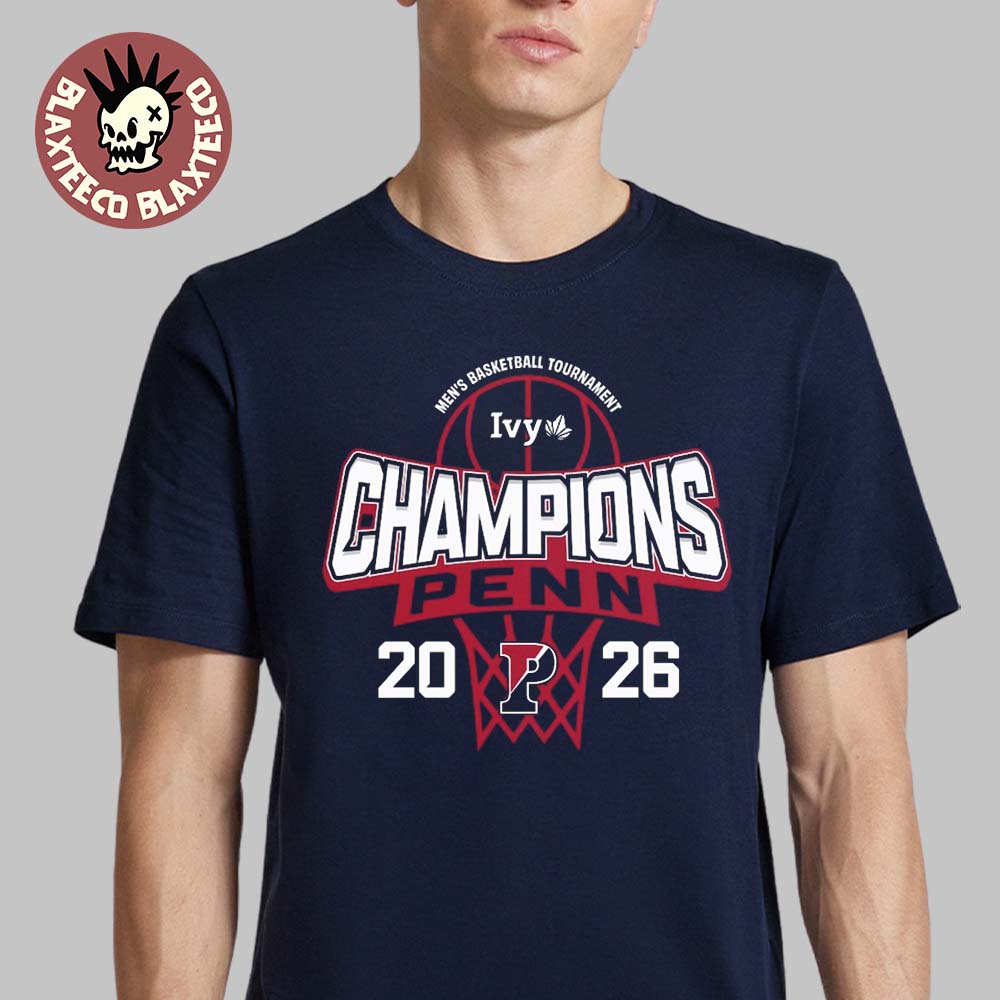Pennsylvania Quakers Men's Basketball Ivy League - Adult & Kids T-Shirts, Sweatshirts & Hoodies apparel design preview 1