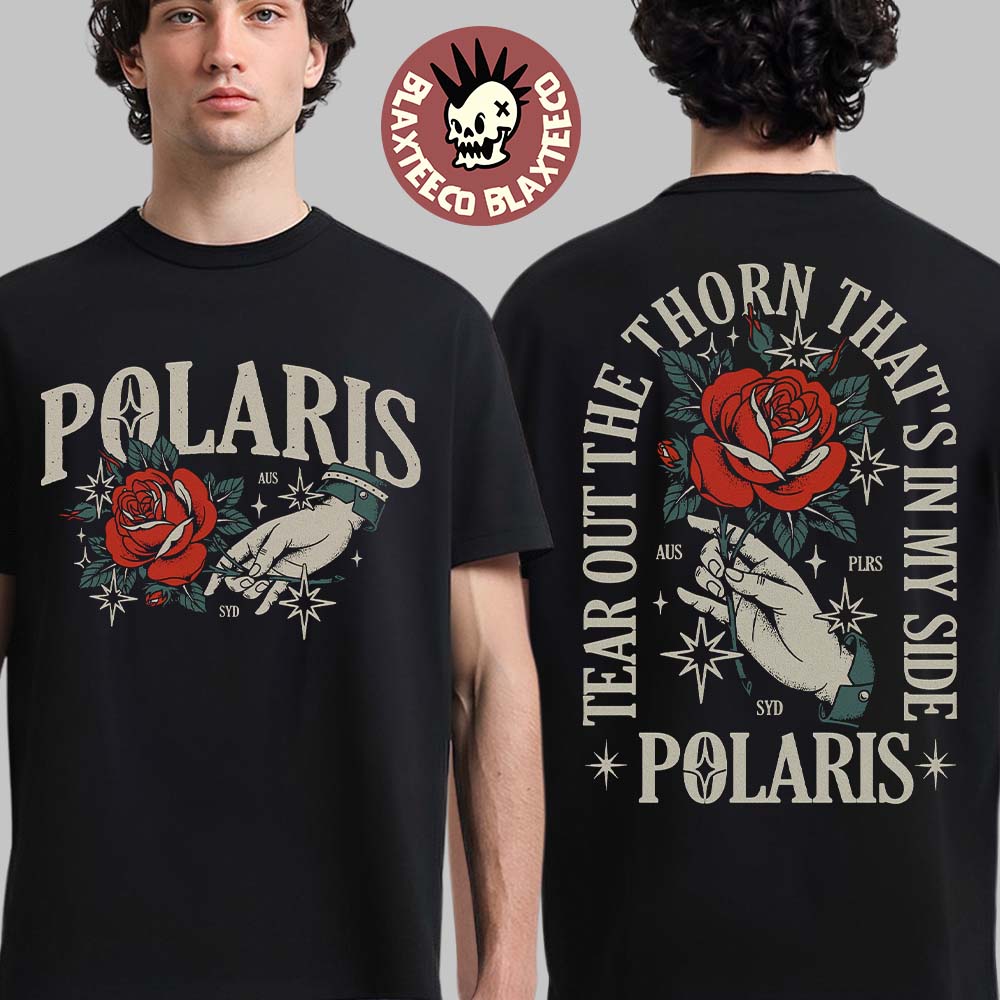 Polaris Australia And Sydney 2026 Tour Merch Tear Out - Adult & Kids T-Shirts, Sweatshirts & Hoodies apparel design preview 1