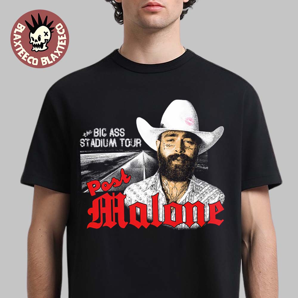 Post Malone The Big Ass Stadium Tour 2026 Merch Photo - Adult & Kids T-Shirts, Sweatshirts & Hoodies apparel design preview 1