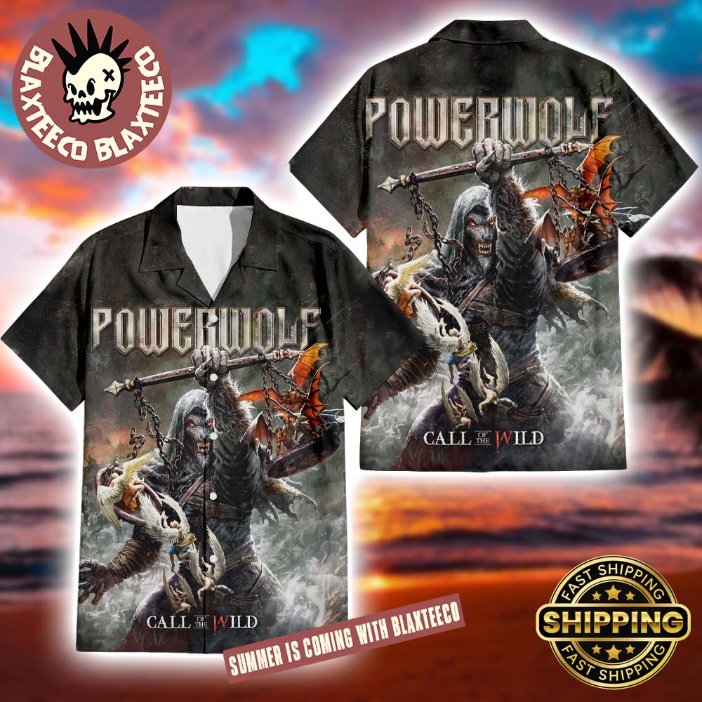 Powerwolf Call Of The Wild Album Cover Gift For Fans - Adult & Kids T-Shirts, Sweatshirts & Hoodies apparel design preview 1