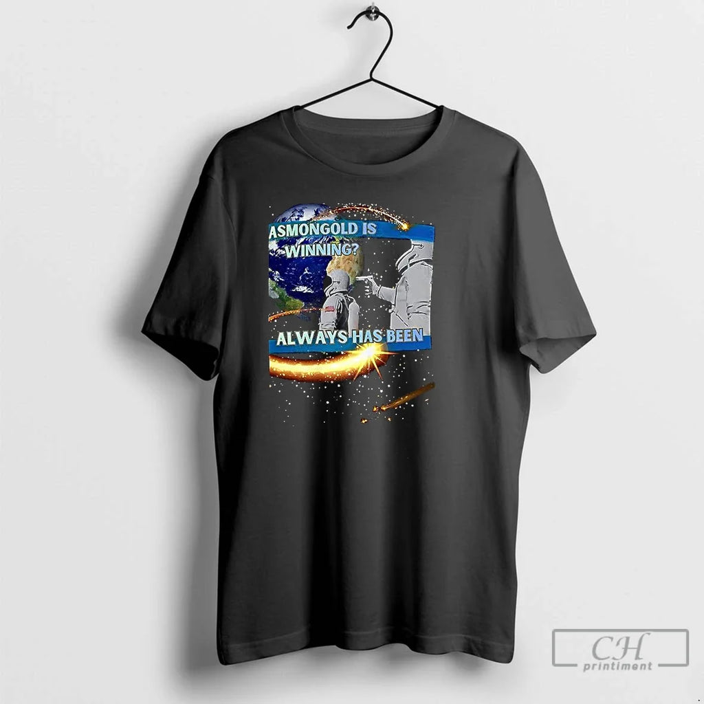 Premium Astronaut Meme Always Has Been - Adult & Kids T-Shirts, Sweatshirts & Hoodies apparel design preview 1