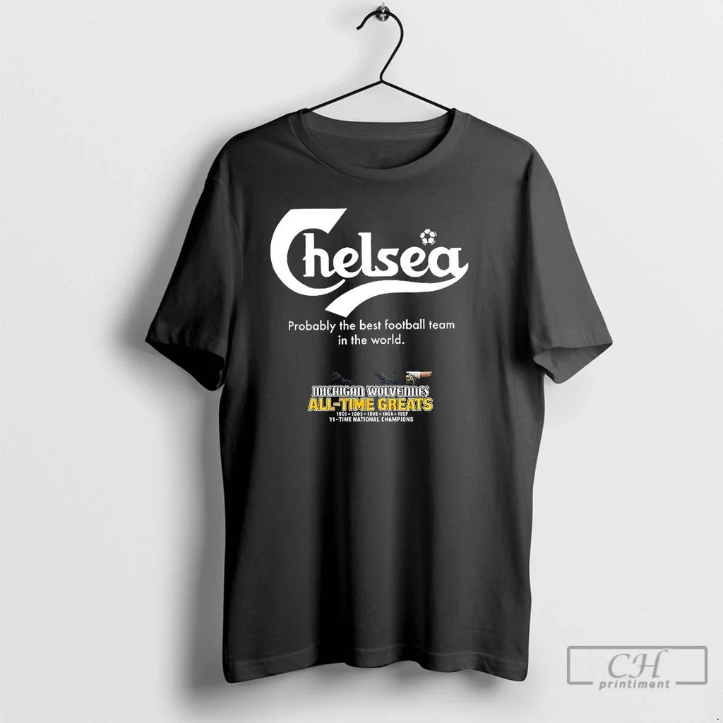 Premium Chelsea Probably The Best Football Team In - Adult & Kids T-Shirts, Sweatshirts & Hoodies apparel design preview 1