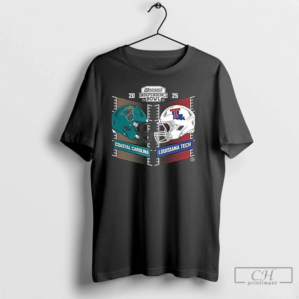 Premium Coastal Carolina Vs Louisiana Tech Bulldogs - Adult & Kids T-Shirts, Sweatshirts & Hoodies apparel design preview 1