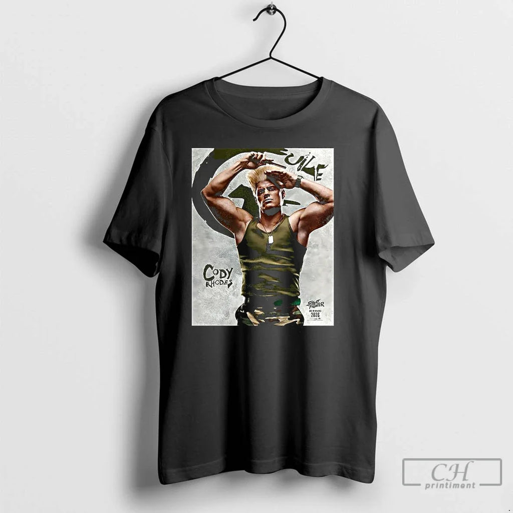 Premium Cody Rhodes Is Guile - Adult & Kids T-Shirts, Sweatshirts & Hoodies apparel design preview 1