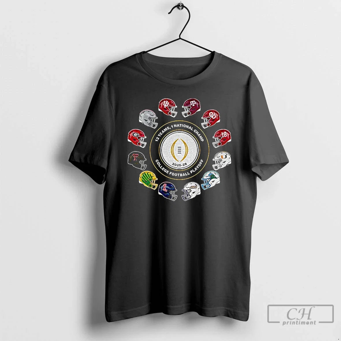 Premium College Football Playoff 2026 Exclusive 12 - Adult & Kids T-Shirts, Sweatshirts & Hoodies apparel design preview 1