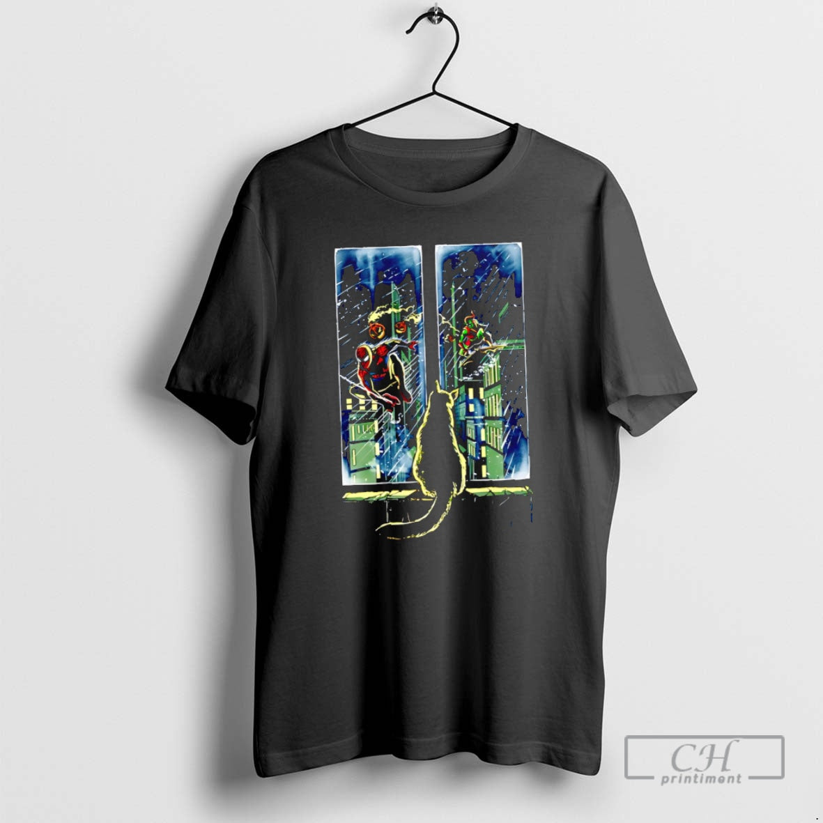 Premium Curious Cat Superheroes Option Sweater - Adult & Kids T-Shirts, Sweatshirts & Hoodies apparel design preview 1