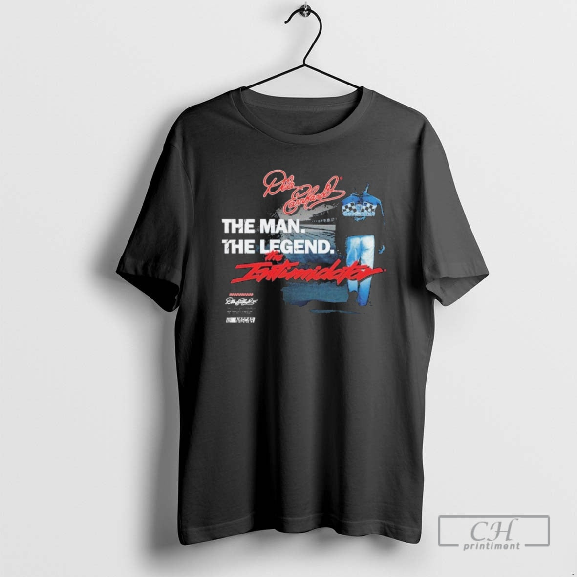 Premium Dale Earnhardt Checkered Flag Sports The Man - Adult & Kids T-Shirts, Sweatshirts & Hoodies apparel design preview 1