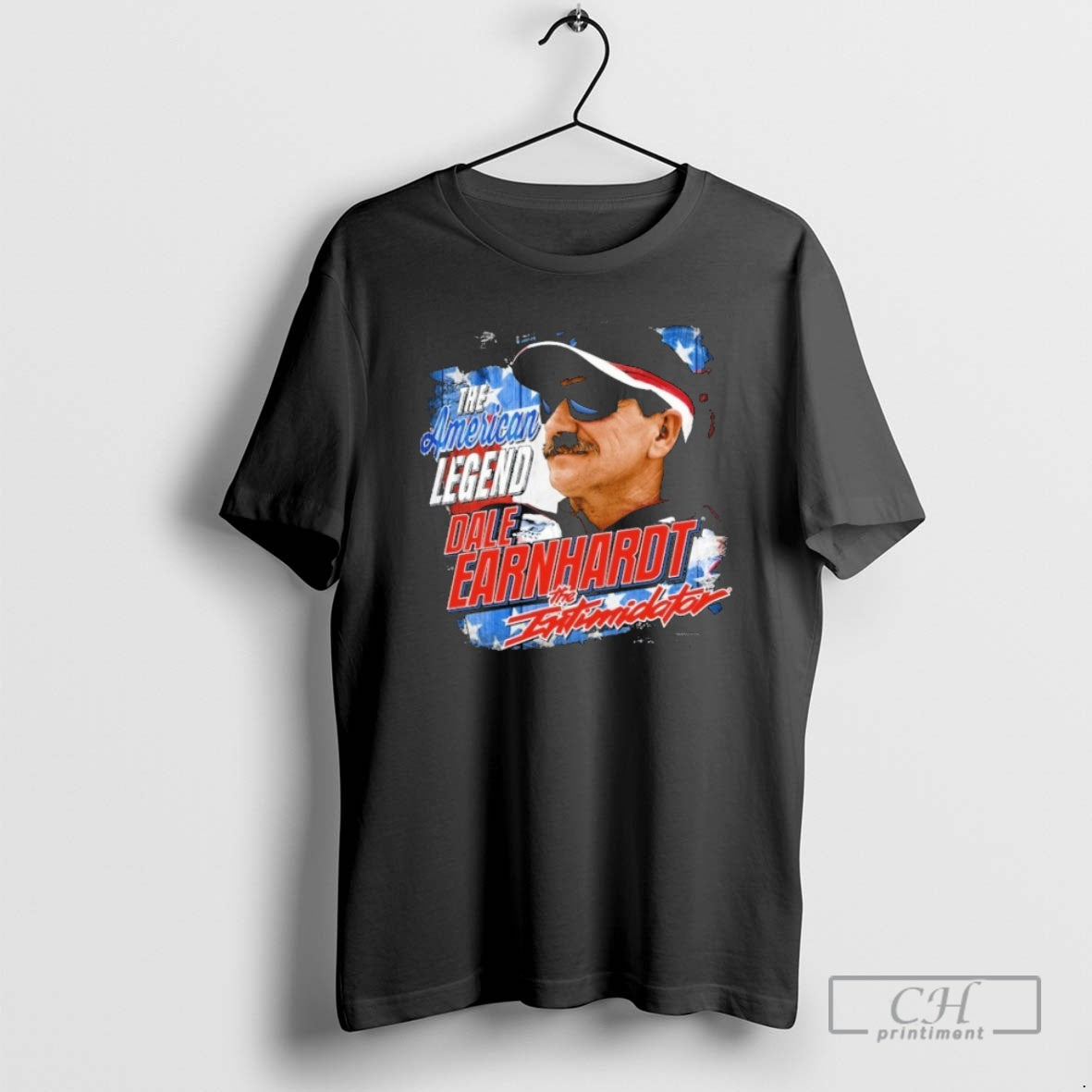 Premium Dale Earnhardt The Intimidator American - Adult & Kids T-Shirts, Sweatshirts & Hoodies apparel design preview 1