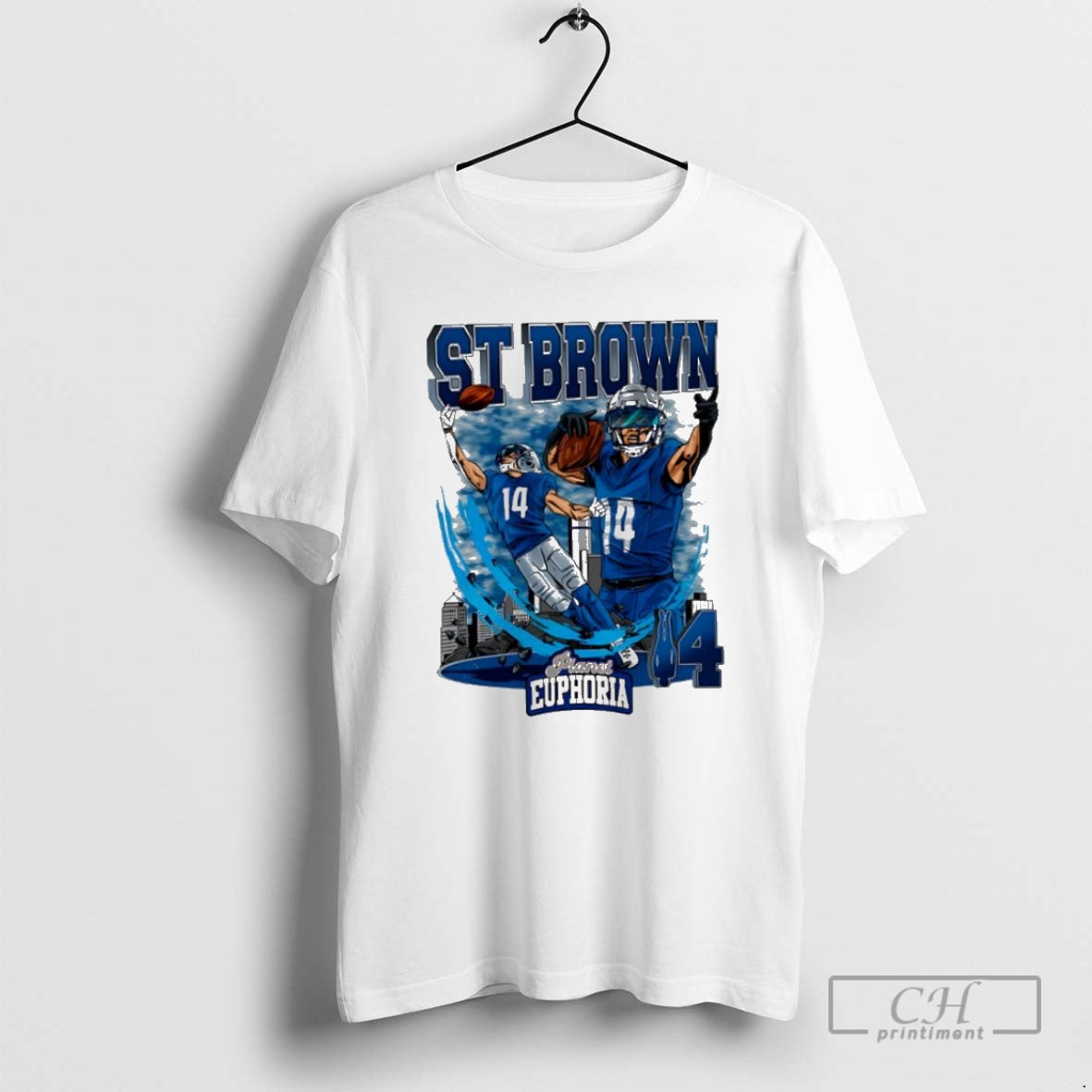Premium Detroit Lions Amon Ra St Sweater - Adult & Kids T-Shirts, Sweatshirts & Hoodies apparel design preview 1