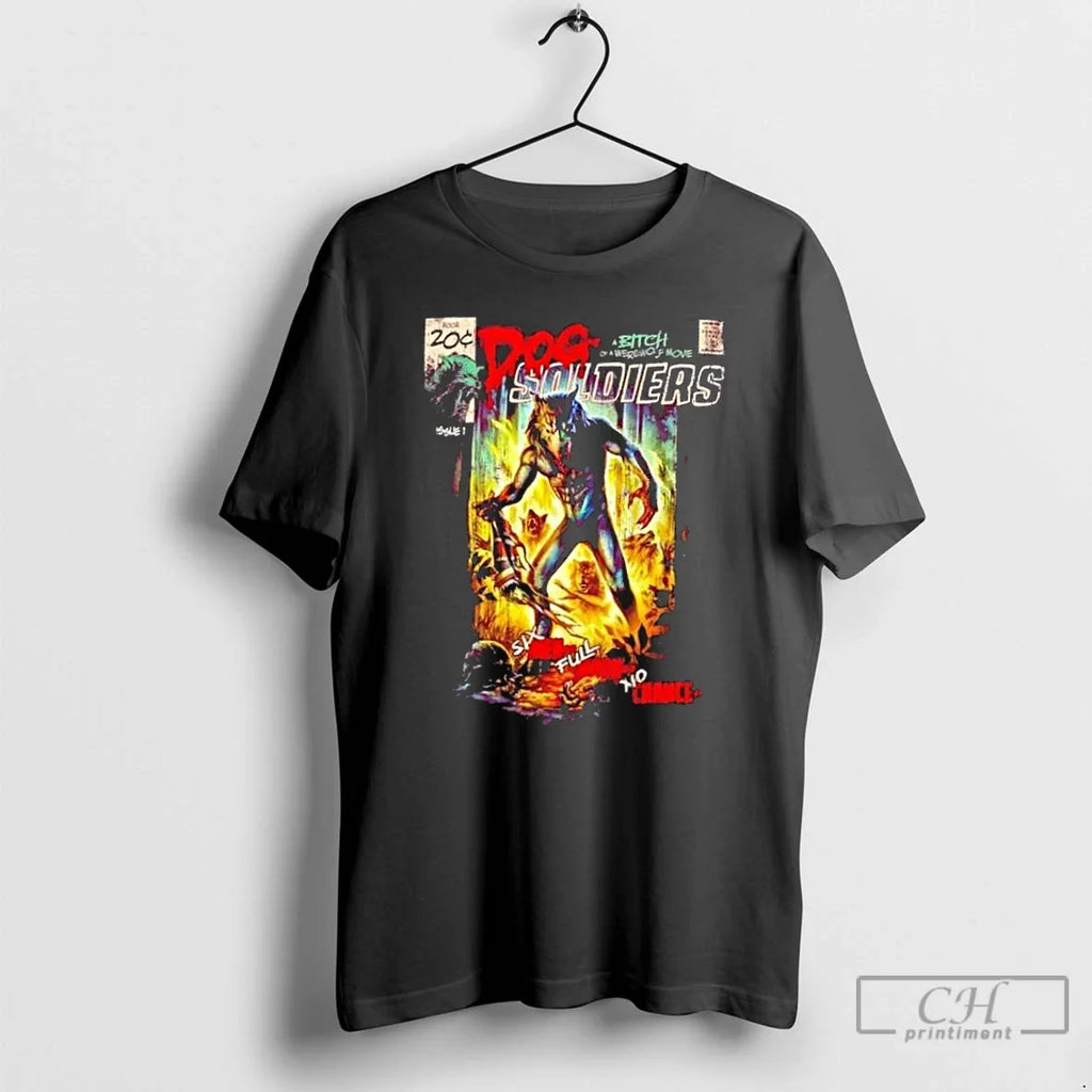 Premium Dog Soldiers Werewolf Horror Comic - Adult & Kids T-Shirts, Sweatshirts & Hoodies apparel design preview 1