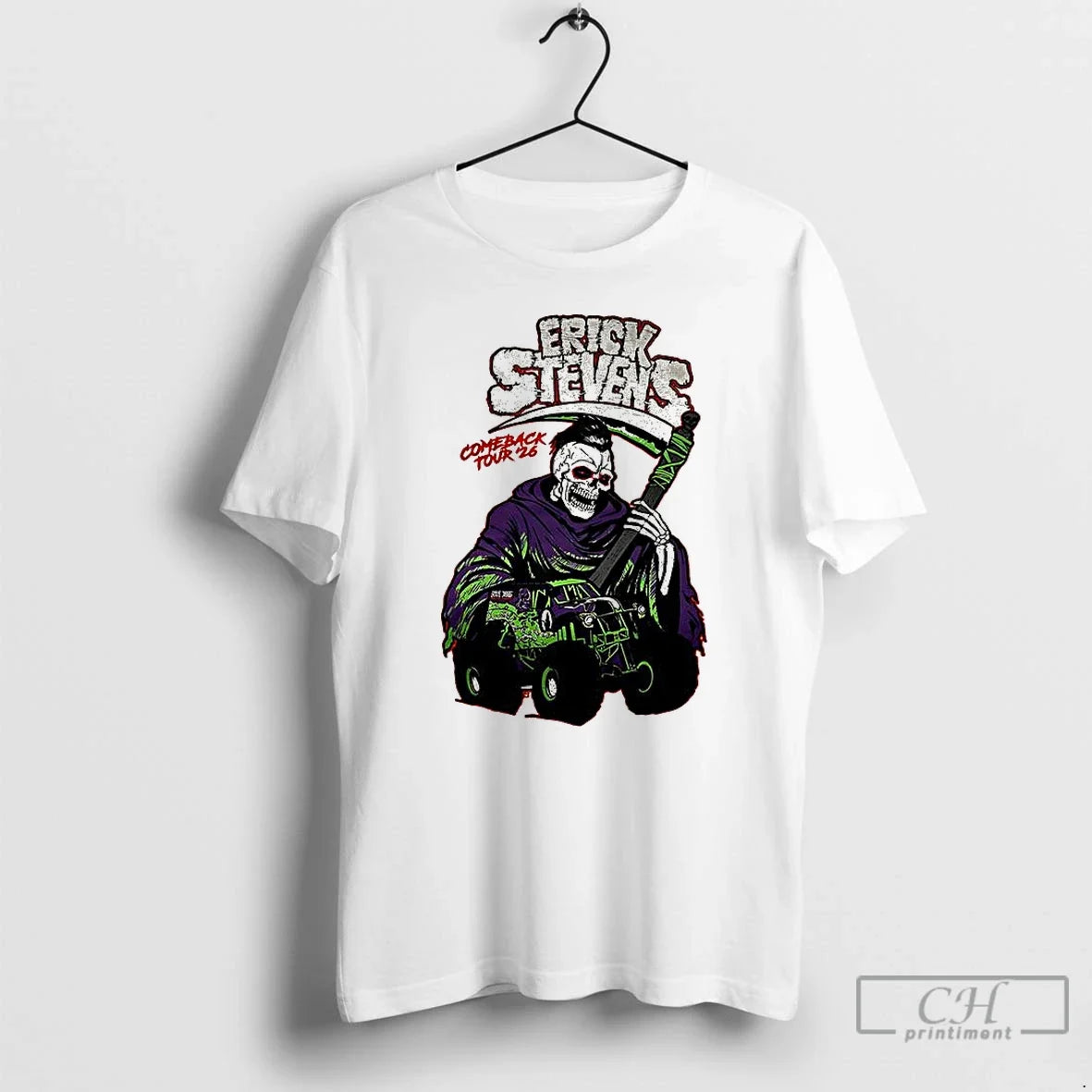 Premium Erick Stevens Comeback Tour 2026 - Adult & Kids T-Shirts, Sweatshirts & Hoodies apparel design preview 1