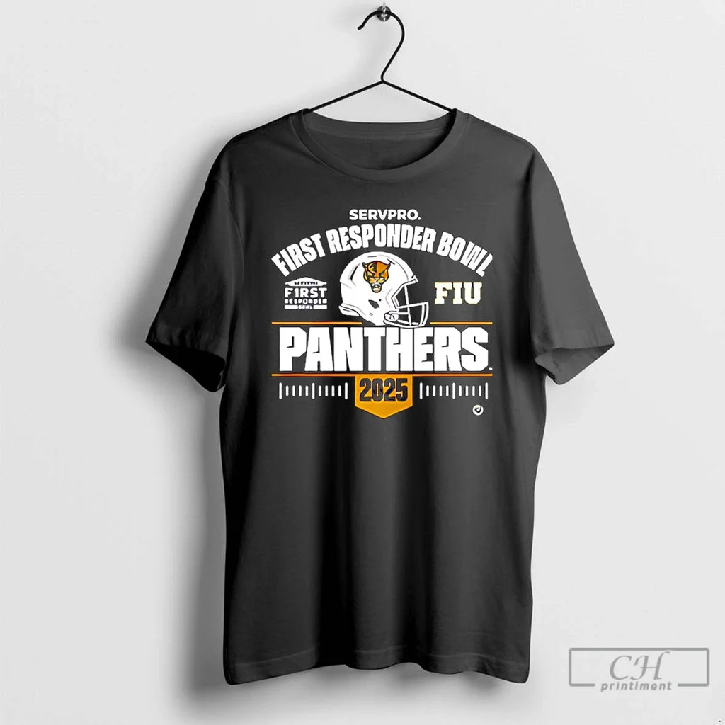 Premium Fiu Panthers 2025 First Responder Bowl - Adult & Kids T-Shirts, Sweatshirts & Hoodies apparel design preview 1